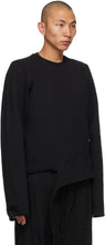 Rick Owens Drkshdw Black Long Creatch Sweatshirt