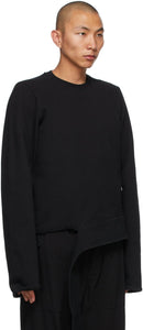 Rick Owens Drkshdw Black Long Creatch Sweatshirt