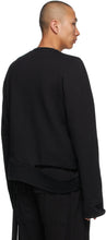Rick Owens Drkshdw Black Long Creatch Sweatshirt