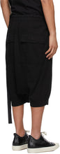 Rick Owens Drkshdw Black Pods Shorts