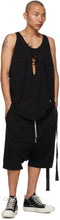 Rick Owens Drkshdw Black Pods Shorts