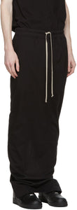 Rick Owens Drkshdw Black Pull-On Pillar Skirt