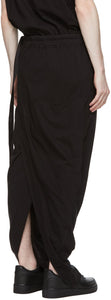 Rick Owens Drkshdw Black Pull-On Pillar Skirt