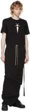 Rick Owens Drkshdw Black Pull-On Pillar Skirt