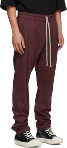 Rick Owens Drkshdw Burgundy Berlin Lounge Pants