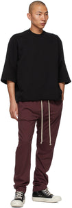 Rick Owens Drkshdw Burgundy Berlin Lounge Pants
