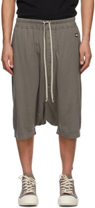 Rick Owens Drkshdw Grey Pods Shorts - Short de bosses grises Rick Owens Drkshdw - Rick Owens Drkshdw Grey Pods 반바지