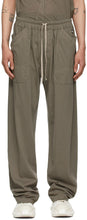 Rick Owens Drkshdw SSENSE Exclusive Taupe MT Lounge Pants - Rick Owens Drkshdw Ssense EXCLUSIVE TAUPE MT LOUNGE PANTALES - Rick Owens Drkshdw Ssense 독점적 인 Taupe MT 라운지 바지