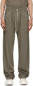 Rick Owens Drkshdw SSENSE Exclusive Taupe MT Lounge Pants - Rick Owens Drkshdw Ssense EXCLUSIVE TAUPE MT LOUNGE PANTALES - Rick Owens Drkshdw Ssense 독점적 인 Taupe MT 라운지 바지
