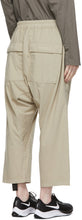 Rick Owens Drkshdw Taupe Cropped Long Drawstring Cargo Pants