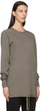 Rick Owens Drkshdw Taupe Level Long Sleeve T-Shirt