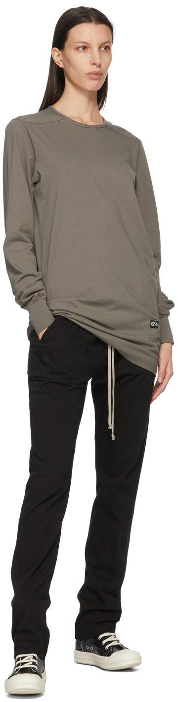 Rick Owens Drkshdw Taupe Level Long Sleeve T-Shirt