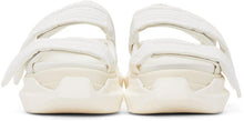 Rick Owens Drkshdw White Abstract Sandals