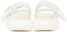 Rick Owens Drkshdw White Abstract Sandals