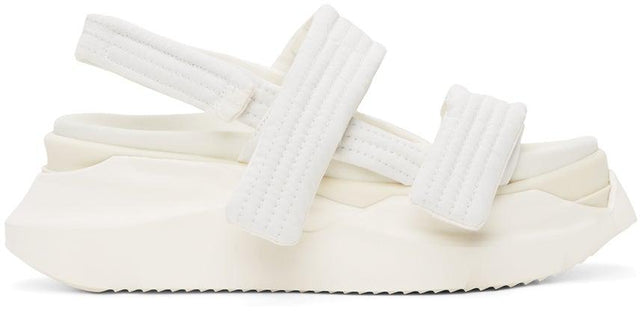 Rick Owens Drkshdw White Abstract Sandals - Sandales abstraites de Rick Owens Drkshdw blanc - 릭 owens drkshdw 화이트 추상 샌들입니다