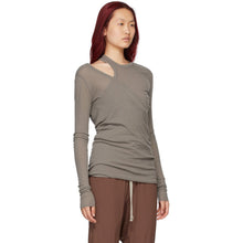 Rick Owens Grey Banana Ziggy Sweater