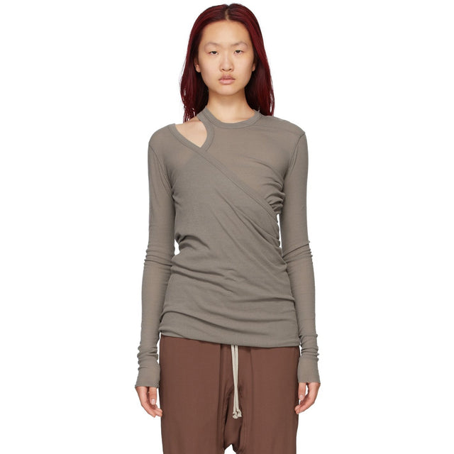 Rick Owens Grey Banana Ziggy Sweater - Rick Owens Grey Banana Ziggy Pull - 릭 오웬스 그레이 바나나 ziggy 스웨터