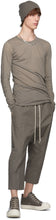 Rick Owens Grey Basic Long Sleeve T-Shirt