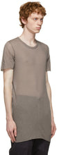Rick Owens Grey Basic T-Shirt