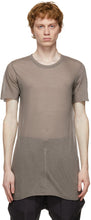 Rick Owens Grey Basic T-Shirt - T-shirt de base gris Rick Owens Grey - Rick Owens Grey Basic T 셔츠