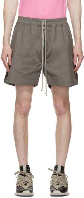 Rick Owens Grey Bela Boxers Shorts - Short de boxeurs Bela Bela Bela Beya Gris Rick Owens - 릭 오웬스 그레이 벨라 복서 반바지
