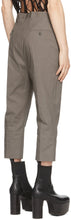 Rick Owens Grey Bela Cropped Trousers