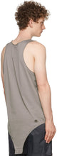 Rick Owens Grey Champion Edition Jersey Basketball Tank Top