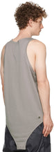 Rick Owens Grey Champion Edition Mesh Basketball Tank Top