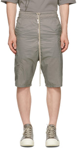 Rick Owens Grey Champion Edition Nylon Bela Shorts - Rick Owens Grey Champion Edition Nylon Bela Short - Rick Owens 그레이 챔피언 에디션 나일론 Bela 반바지