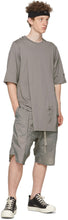 Rick Owens Grey Champion Edition Nylon Swingers Shorts