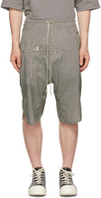 Rick Owens Grey Champion Edition Nylon Swingers Shorts - Rick Owens Grey Champion Edition Nylon Swingers Shorts - Rick Owens 그레이 챔피언 에디션 나일론 스윙 어스 반바지
