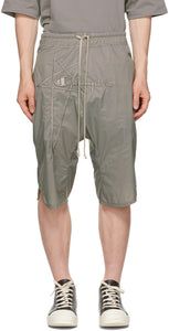 Rick Owens Grey Champion Edition Nylon Swingers Shorts - Rick Owens Grey Champion Edition Nylon Swingers Shorts - Rick Owens 그레이 챔피언 에디션 나일론 스윙 어스 반바지
