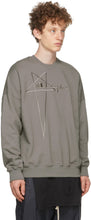 Rick Owens Grey Champion Edition Pullover Sweatshirt