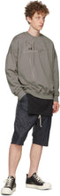 Rick Owens Grey Champion Edition Pullover Sweatshirt