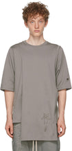 Rick Owens Grey Champion Edition Toga T-Shirt - Rick Owens Grey Champion Edition T-shirt Toga - Rick Owens 그레이 챔피언 에디션 Toga T 셔츠