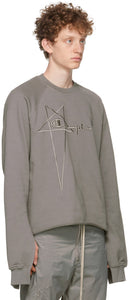 Rick Owens Grey Champion Edition Vega Sweatshirt
