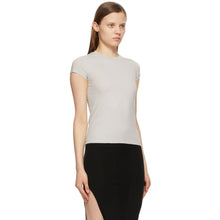 Rick Owens Grey Cropped Level T-Shirt