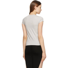 Rick Owens Grey Cropped Level T-Shirt