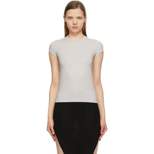 Rick Owens Grey Cropped Level T-Shirt - T-shirt de niveau recadré gris Rick Owens - Rick Owens 그레이 자른 수준의 티셔츠