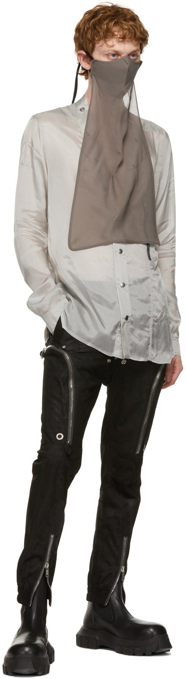 Rick Owens Grey Larry Shirt