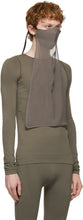 Rick Owens Grey Rib Pullover