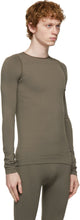 Rick Owens Grey Rib Pullover