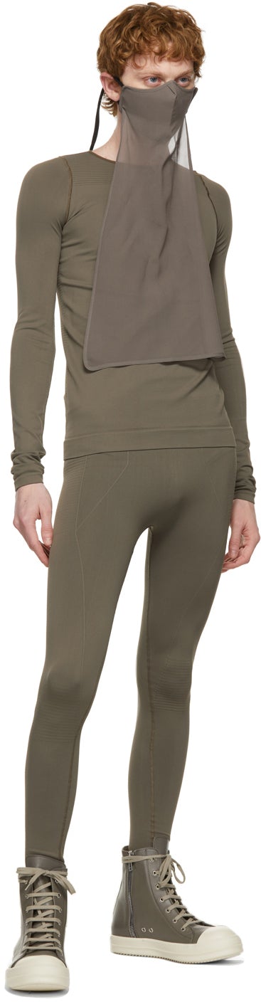 Rick Owens Grey Rib Pullover