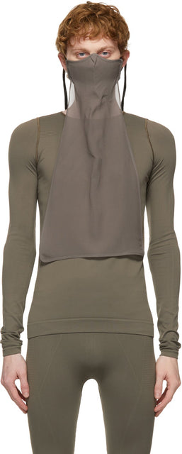 Rick Owens Grey Rib Pullover - Rick Owens Grey Riberover - Rick Owens 그레이 리브 풀오버