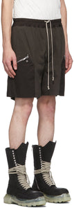 Rick Owens Grey Running Shorts