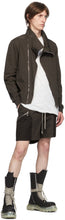 Rick Owens Grey Running Shorts