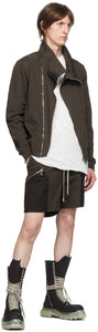 Rick Owens Grey Running Shorts