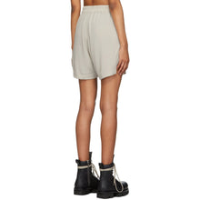 Rick Owens Grey Silk Crepe Bela Boxer Shorts