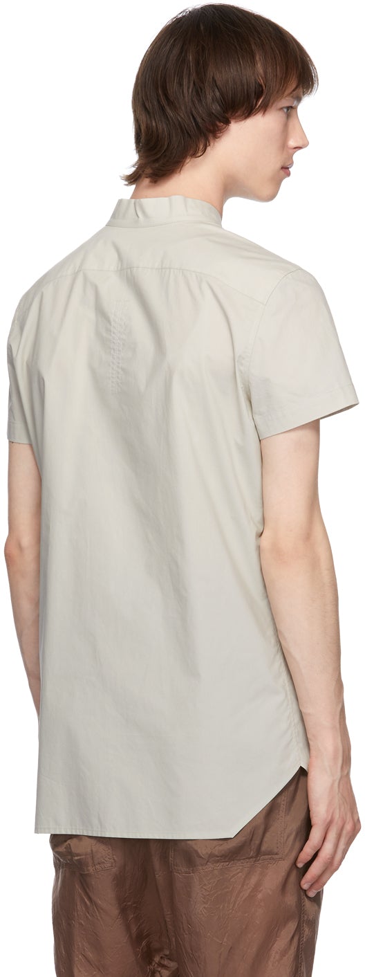Rick Owens Off-White Golf Short Sleeve Shirt – BlackSkinny