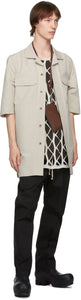 Rick Owens Off-White Magnum Short Sleeve Shirt